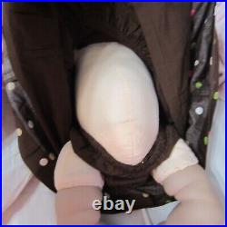 ADG Reborn Doll Sandy Open Mouth Smiling Weighted Realistic Cloth Body 22in