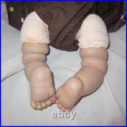 ADG Reborn Doll Sandy Open Mouth Smiling Weighted Realistic Cloth Body 22in