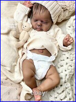 ALEXIS by Cassie brace! PROTOTYPE quality Reborn Lifelike Doll AA/biracial OOAK