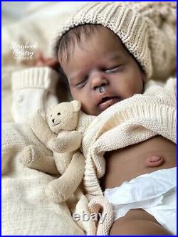 ALEXIS by Cassie brace! PROTOTYPE quality Reborn Lifelike Doll AA/biracial OOAK