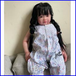 ARTIST Finished Reborn Baby Doll Rooted Hair Lifelike Toddler Girl Birthday Gift