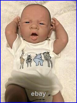 AWW! BABY BOY CUTIE! Preemie Life Like Reborn Pacifier Doll + Extras
