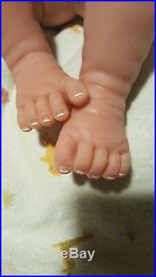 AWW! BABY BOY PUPPY LOVE! Preemie Life Like Reborn Pacifier Doll + Extras