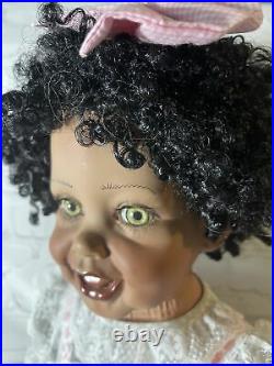 A Fayzah Spanos, 1993 Joy, African American signed & numbered 123/750 doll