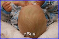 A Groovy Doll, Baby! Reborn Baby Boy Realborn Darren Awake Pntd Hair