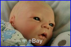 A Groovy Doll, Baby! Reborn Baby Boy Realborn Darren Awake Pntd Hair