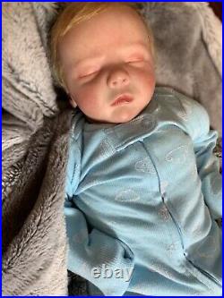 Adorable 20 Realborn Baby doll Reese Sleeping by Bountiful Baby