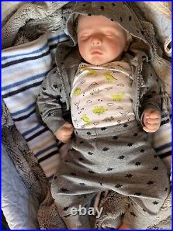 Adorable 20 Realborn Baby doll Reese Sleeping by Bountiful Baby