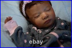 African American AA Reborn Baby Doll Newborn Black Lifelike
