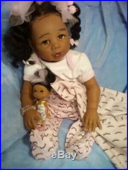 African American, Ethnic Realistic Baby Girl Doll, Kyra