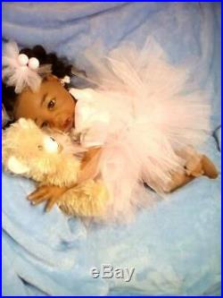 African American, Ethnic Realistic Baby Girl Doll, Kyra