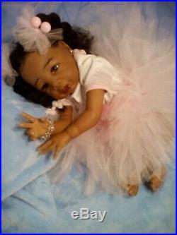 African American, Ethnic Realistic Baby Girl Doll, Kyra