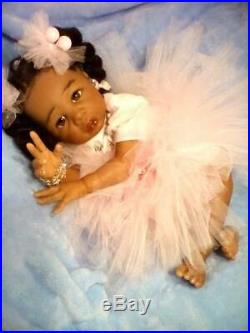 African American, Ethnic Realistic Baby Girl Doll, Kyra