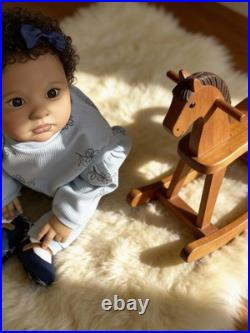 Afro American Adorable Rowan, by Jessica Schenk 24 Reborn Doll