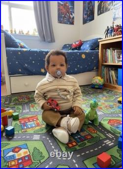 Afro American Authentic Reborn 27 Liam By Bonnie Brown. COA