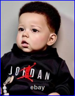 Afro American Authentic Reborn 27 Liam By Bonnie Brown. COA