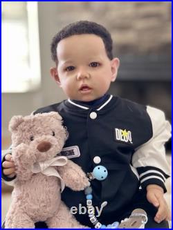 Afro American Authentic Reborn 27 Liam By Bonnie Brown. COA