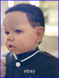 Afro American Authentic Reborn 27 Liam By Bonnie Brown. COA