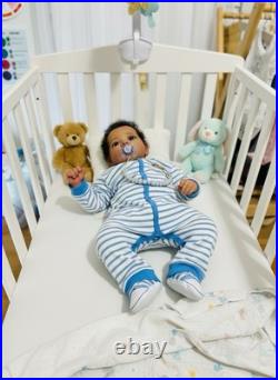 Afro American Authentic Reborn 27 Liam By Bonnie Brown. COA