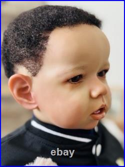 Afro American Authentic Reborn 27 Liam By Bonnie Brown. COA