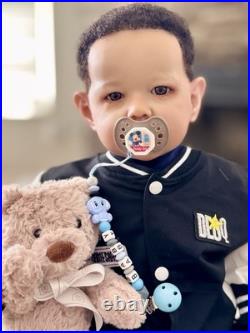 Afro American Authentic Reborn 27 Liam By Bonnie Brown. COA