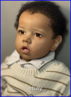 Afro American Authentic Reborn 27 Liam By Bonnie Brown. COA