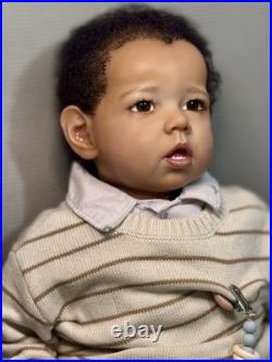 Afro American Authentic Reborn 27 Liam By Bonnie Brown. COA