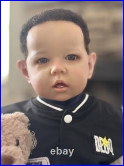 Afro American Authentic Reborn 27 Liam By Bonnie Brown. COA