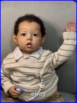 Afro American Authentic Reborn 27 Liam By Bonnie Brown. COA