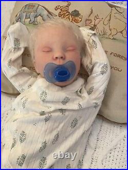 Albino Drew Ann Asleep Reborn Baby Girl