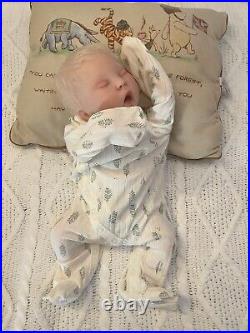 Albino Drew Ann Asleep Reborn Baby Girl