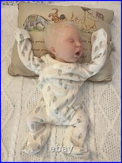 Albino Drew Ann Asleep Reborn Baby Girl