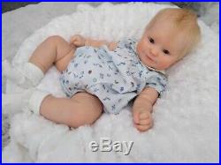 (Alexandra's Babies) Reborn (vinyl) baby doll Maddie by Bonnie Brown 1st edition