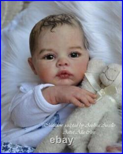 Alla's Babies Reborn Doll Baby Girl Prototype Meadow, Andrea Arcello IIORA