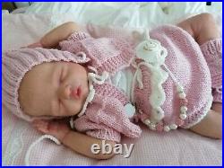 Amazing Reborn Baby Doll Brin brandneu Lisa Sylvia girl sweet ohne Bauchplatte