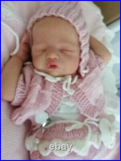 Amazing Reborn Baby Doll Brin brandneu Lisa Sylvia girl sweet ohne Bauchplatte