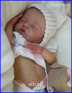 Amazing Reborn Baby Doll Brin brandneu Lisa Sylvia girl sweet ohne Bauchplatte