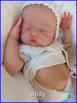 Amazing Reborn Baby Doll Brin brandneu Lisa Sylvia girl sweet ohne Bauchplatte