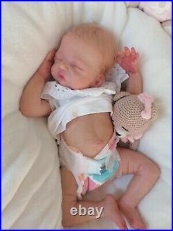 Amazing Reborn Baby Doll Brin brandneu Lisa Sylvia girl sweet ohne Bauchplatte