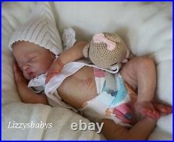 Amazing Reborn Baby Doll Brin brandneu Lisa Sylvia girl sweet ohne Bauchplatte