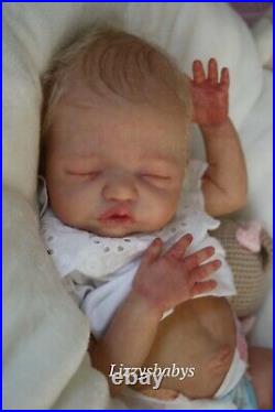 Amazing Reborn Baby Doll Brin brandneu Lisa Sylvia girl sweet ohne Bauchplatte