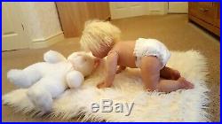 Amelia 25 Inch Crawling Toddler Reborn Baby Doll