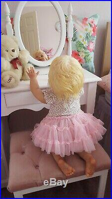 Amelia 25 Inch Crawling Toddler Reborn Baby Doll