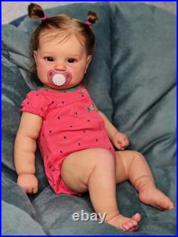 Anano Reborn Baby Dolls 24 In Realistic Baby Doll Toddler Girl Silicone Babys