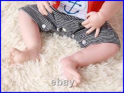 Anatomically Correct 22 Reborn Baby Doll Full Body Silicone Vinyl Realistic Boy