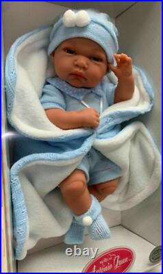 Antonio Juan 13 Vinyl Anatomically Correct Baby BOY Doll New Sealed Box $129