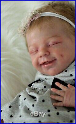 April reborn doll baby, reborn artist Olga Konovnina, sweet babies