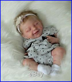 April reborn doll baby, reborn artist Olga Konovnina, sweet babies