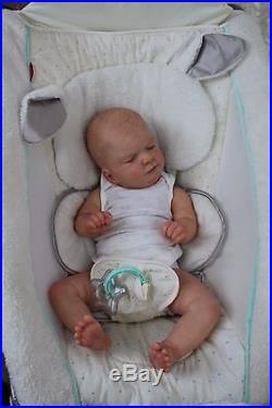 Artful Babies Gorgeous Reborn Ellis Auer (2) Ultra Real Baby Boy Doll Tummy