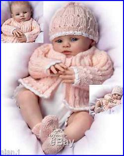 Ashton Drake'Abby Rose' Poseable Newborn Baby Doll